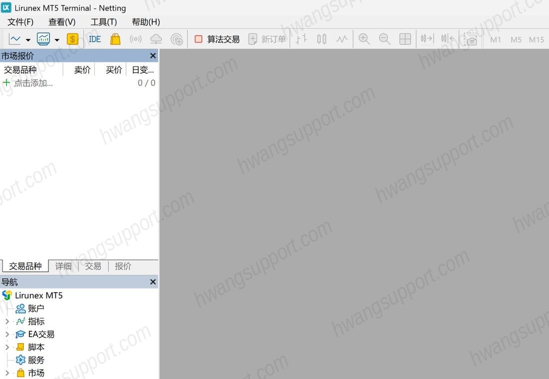 打开 MetaTrader 5